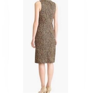 J.Crew Womens Leopard Print Sleeveless Sheath dress size 2